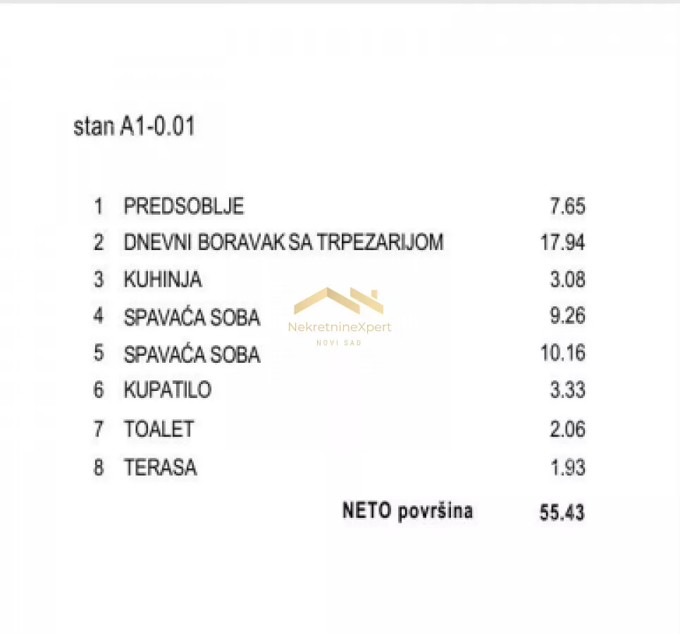 Trosoban stan | 4zida