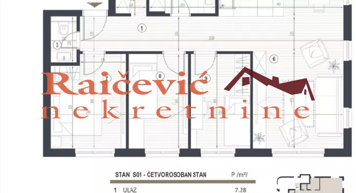 Četvorosoban stan | 4zida