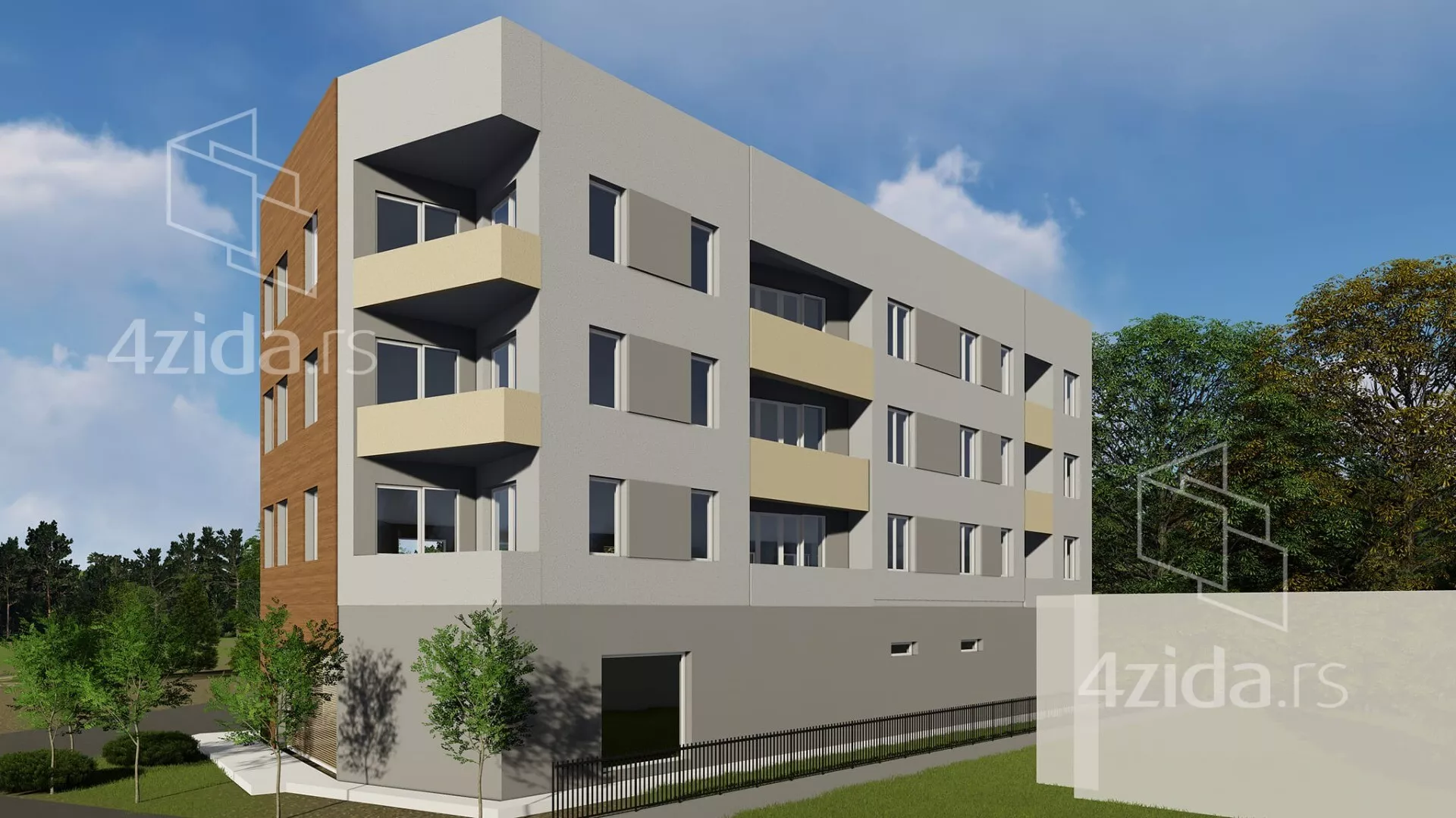 Jednoiposoban stan | 4zida