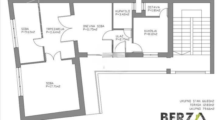 Trosoban stan | 4zida