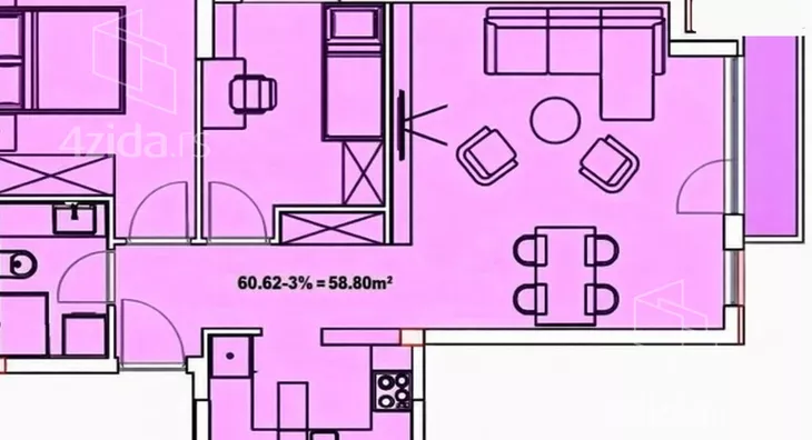 Dvoiposoban stan | 4zida