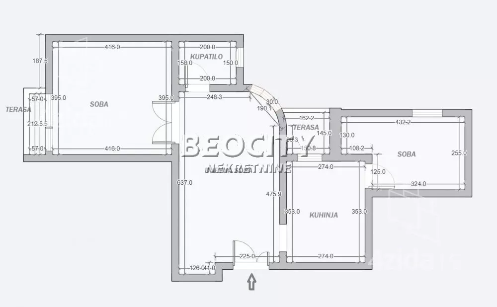 Trosoban stan | 4zida