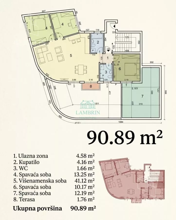 Troiposoban stan | 4zida