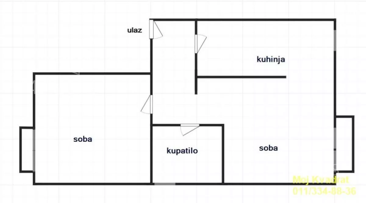 Dvosoban stan | 4zida
