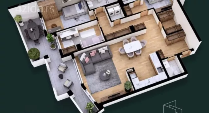 Četvorosoban stan | 4zida