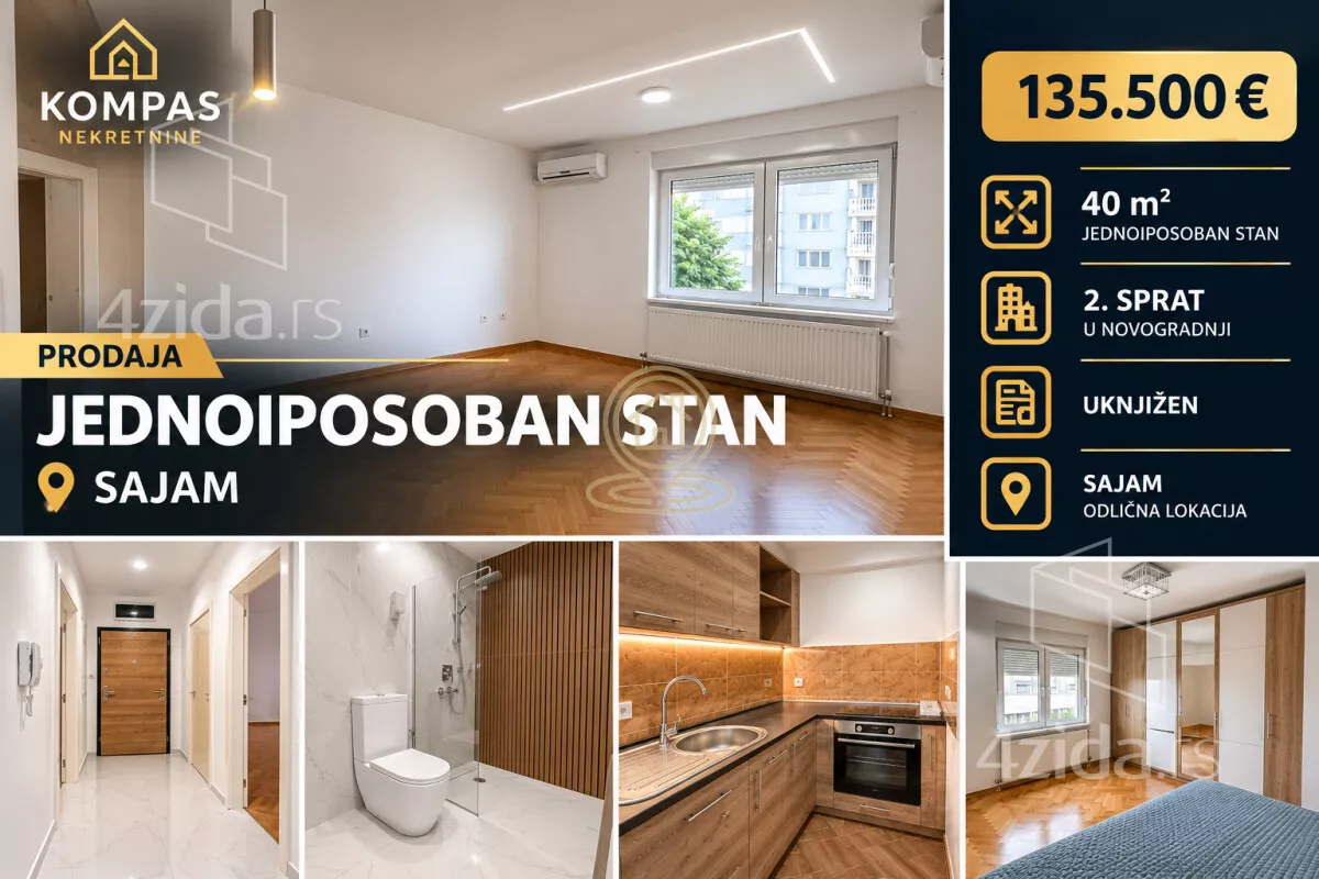 Jednoiposoban stan | 4zida