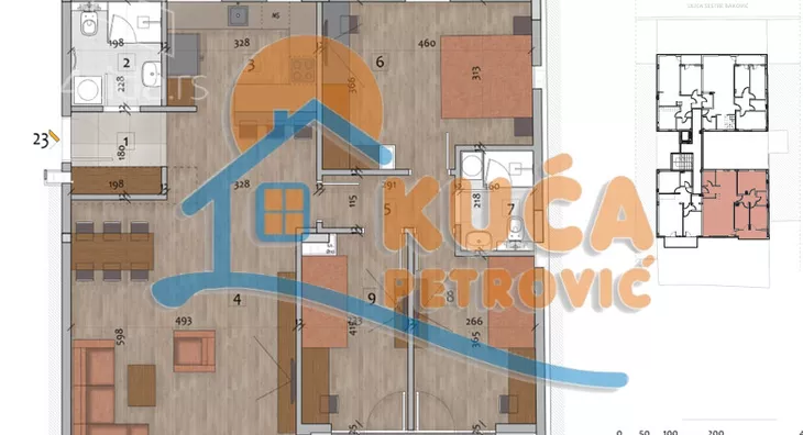 Troiposoban stan | 4zida