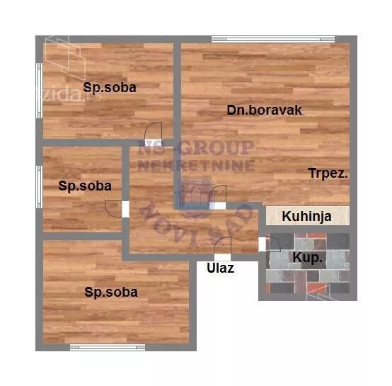 Dvosoban stan | 4zida