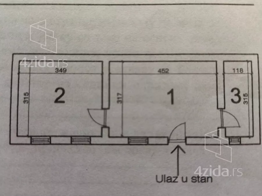 Jednosoban stan | 4zida