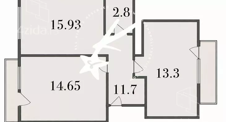 Dvosoban stan | 4zida