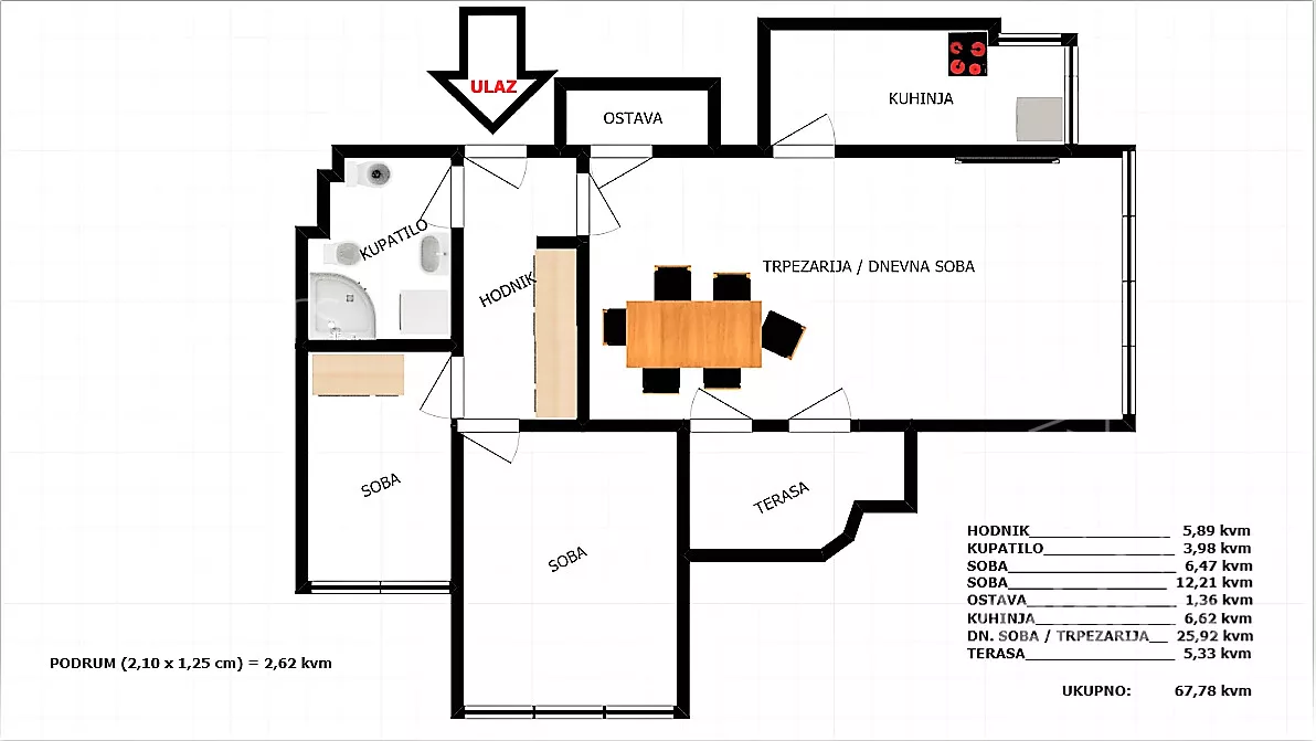 Dvoiposoban stan | 4zida