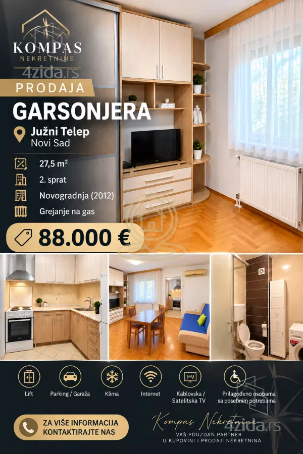 Jednosoban stan | 4zida