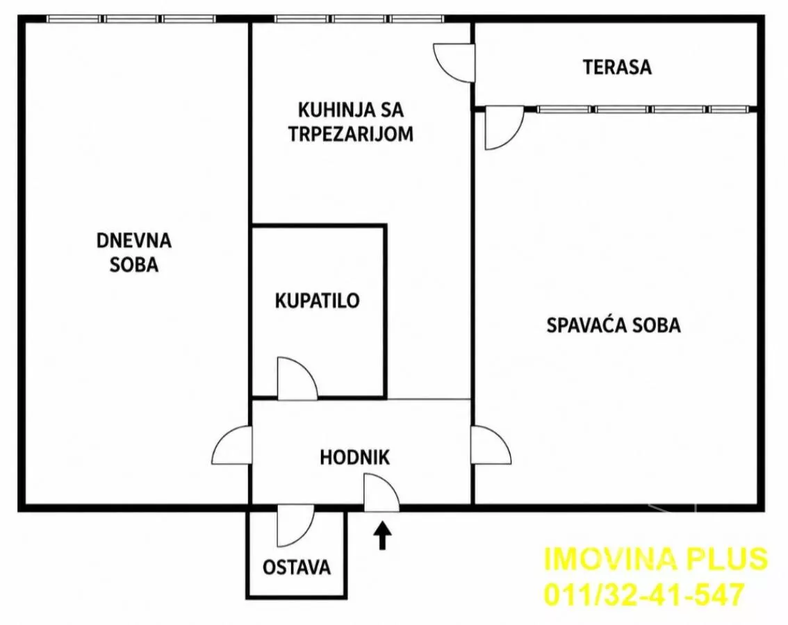 Dvosoban stan | 4zida