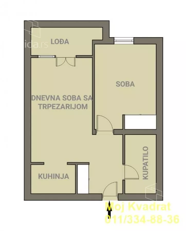 Dvosoban stan | 4zida