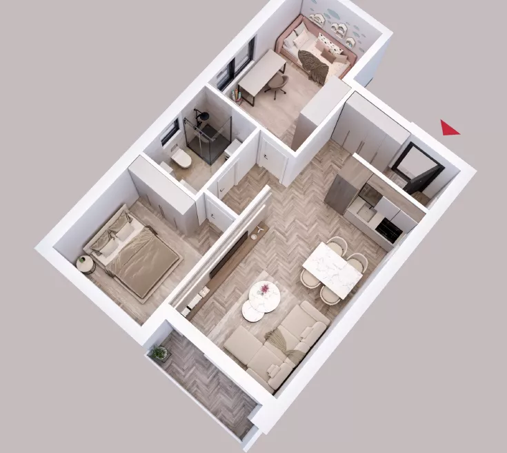 Dvoiposoban stan | 4zida