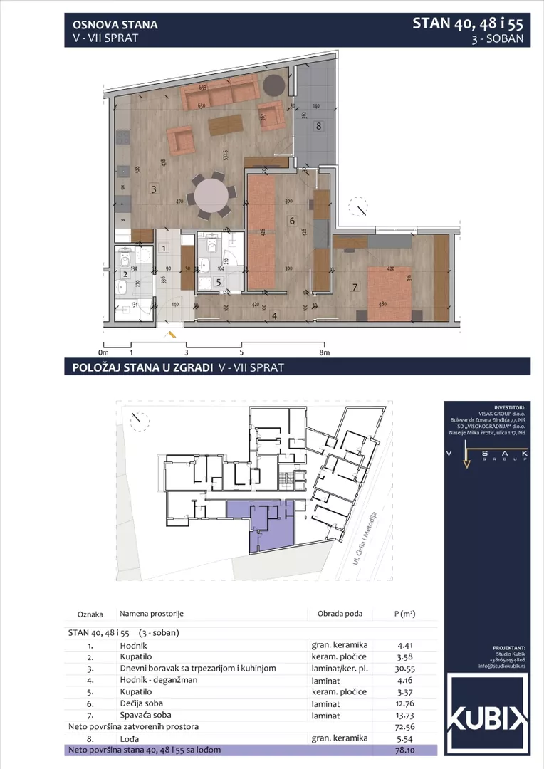 Trosoban stan | 4zida