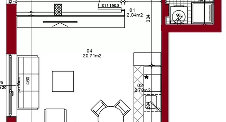 Jednoiposoban stan | 4zida