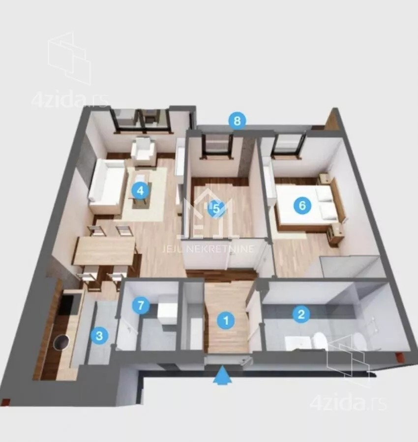 Dvoiposoban stan | 4zida