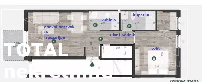 Dvosoban stan | 4zida