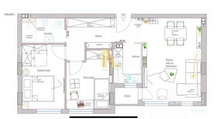 Trosoban stan | 4zida