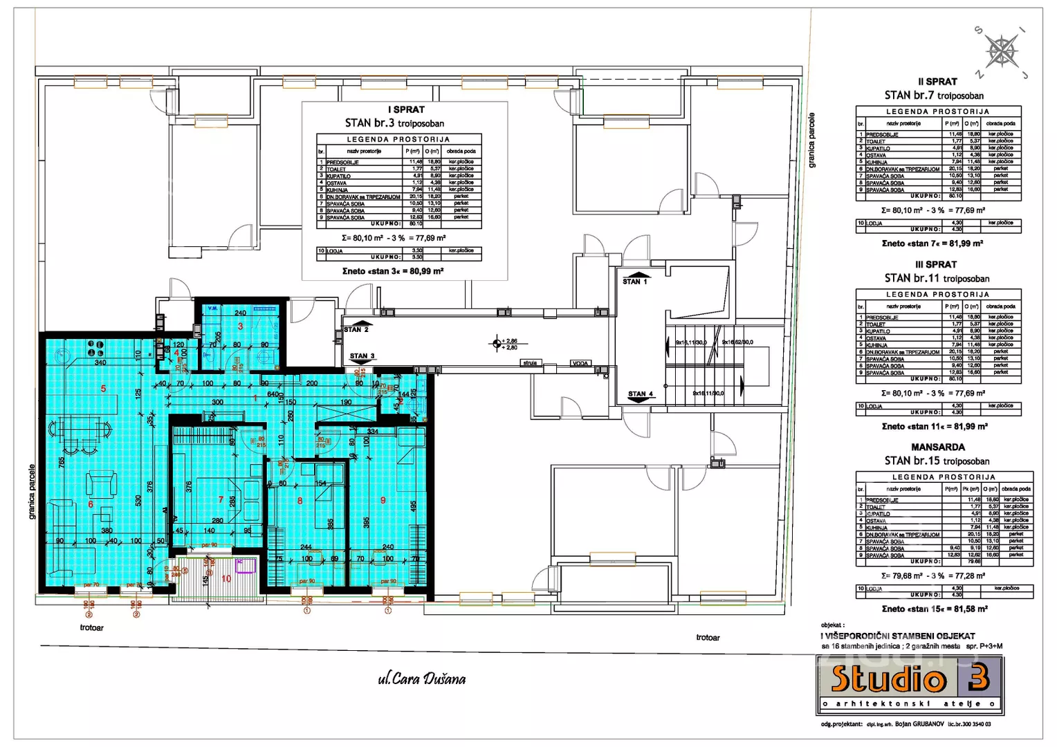 Troiposoban stan | 4zida