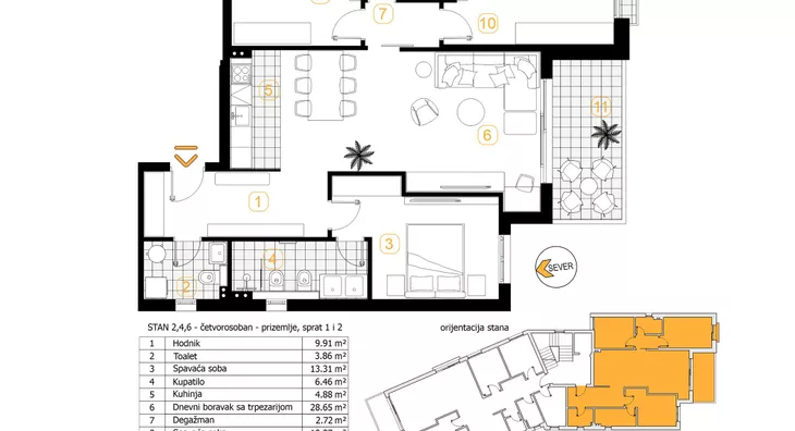 Četvorosoban | 4zida