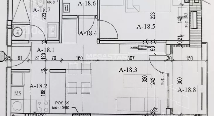 Jednoiposoban stan | 4zida