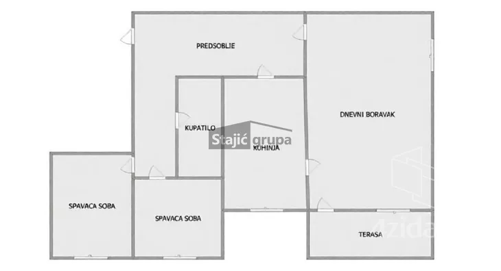 Trosoban stan | 4zida
