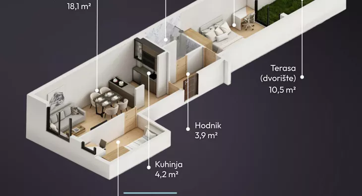 Dvoiposoban stan | 4zida
