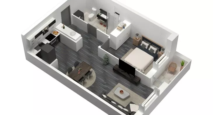 Jednoiposoban stan | 4zida