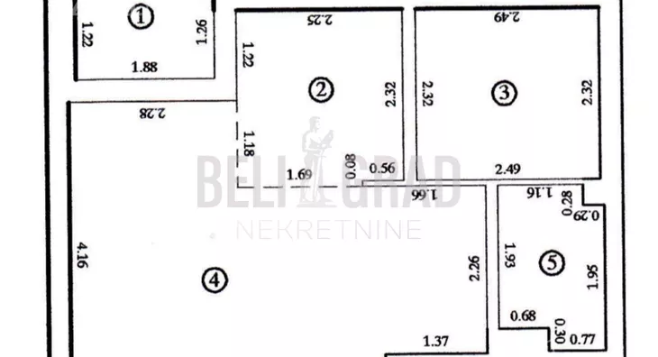 Jednoiposoban stan | 4zida