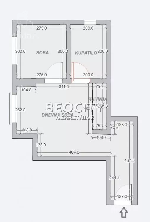 Jednoiposoban stan | 4zida