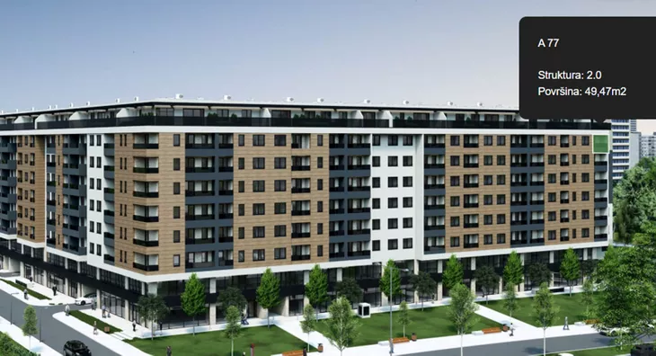 Jednoiposoban stan | 4zida