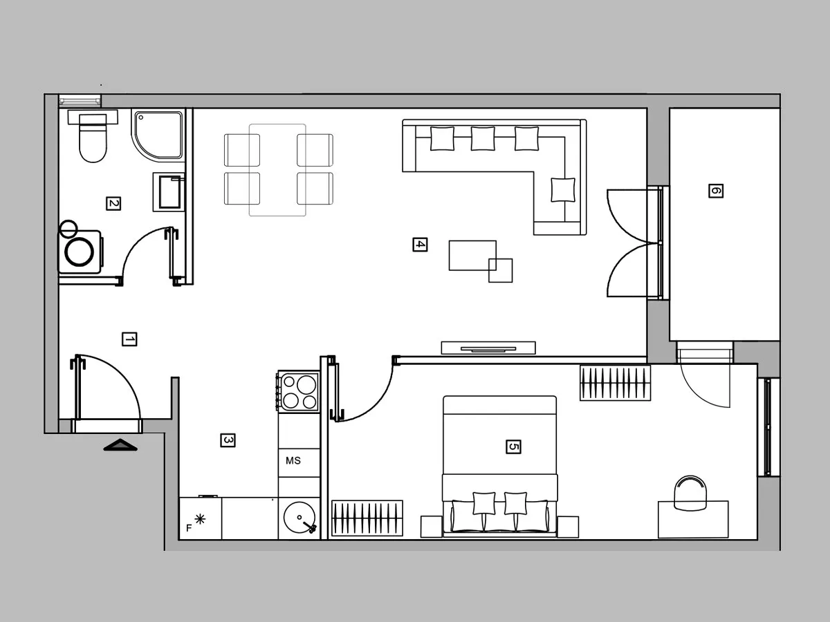 Dvosoban stan | 4zida