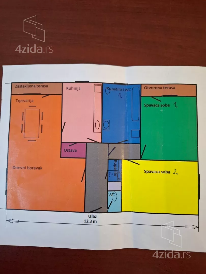 Trosoban stan | 4zida