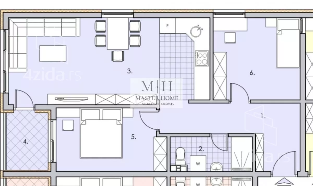 Dvoiposoban stan | 4zida