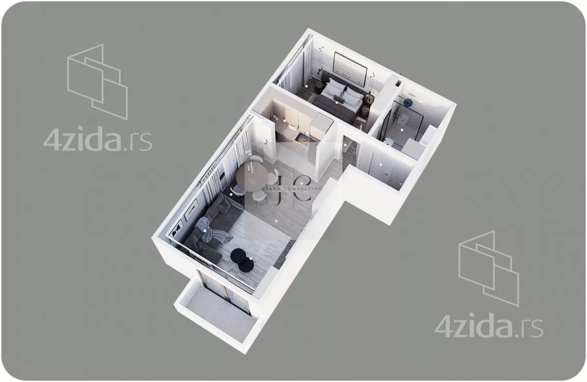 Dvosoban stan | 4zida