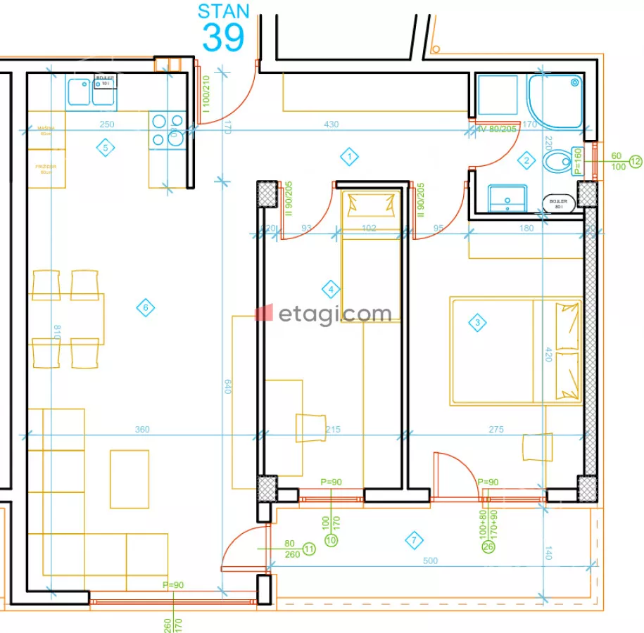 Trosoban stan | 4zida