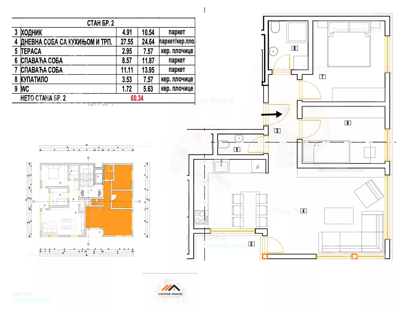 Dvoiposoban stan | 4zida