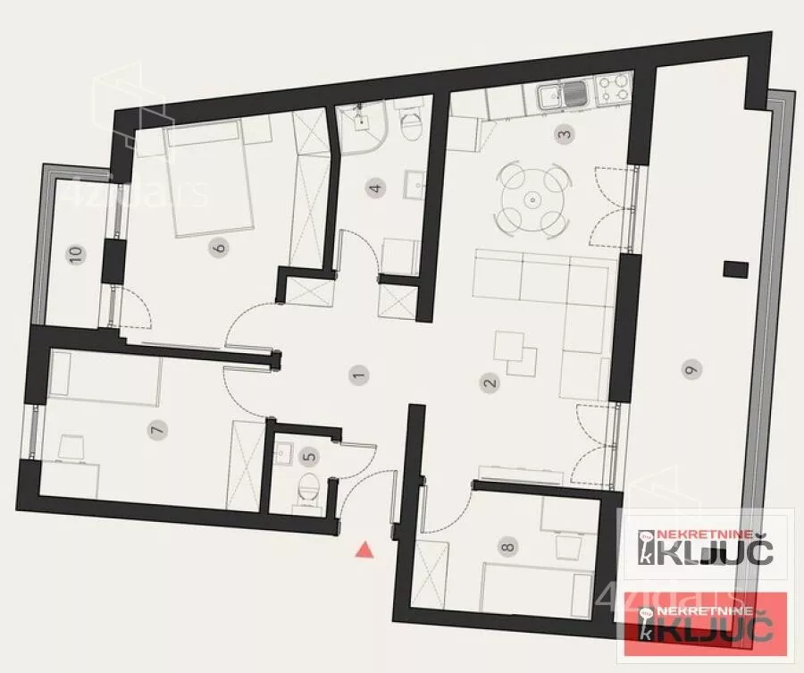 Troiposoban stan | 4zida