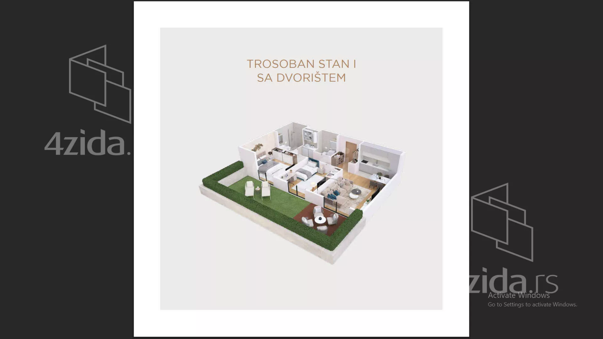 Trosoban stan | 4zida