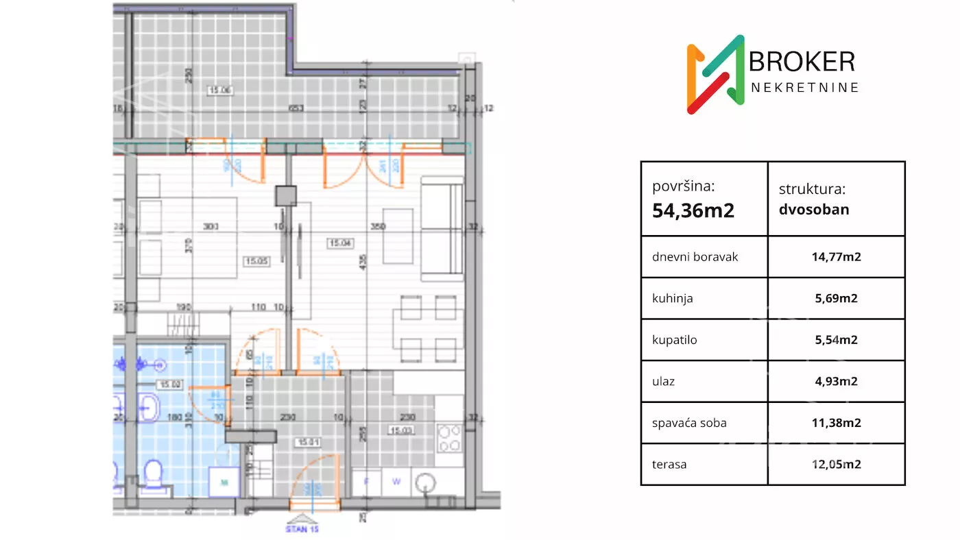 Dvosoban stan | 4zida