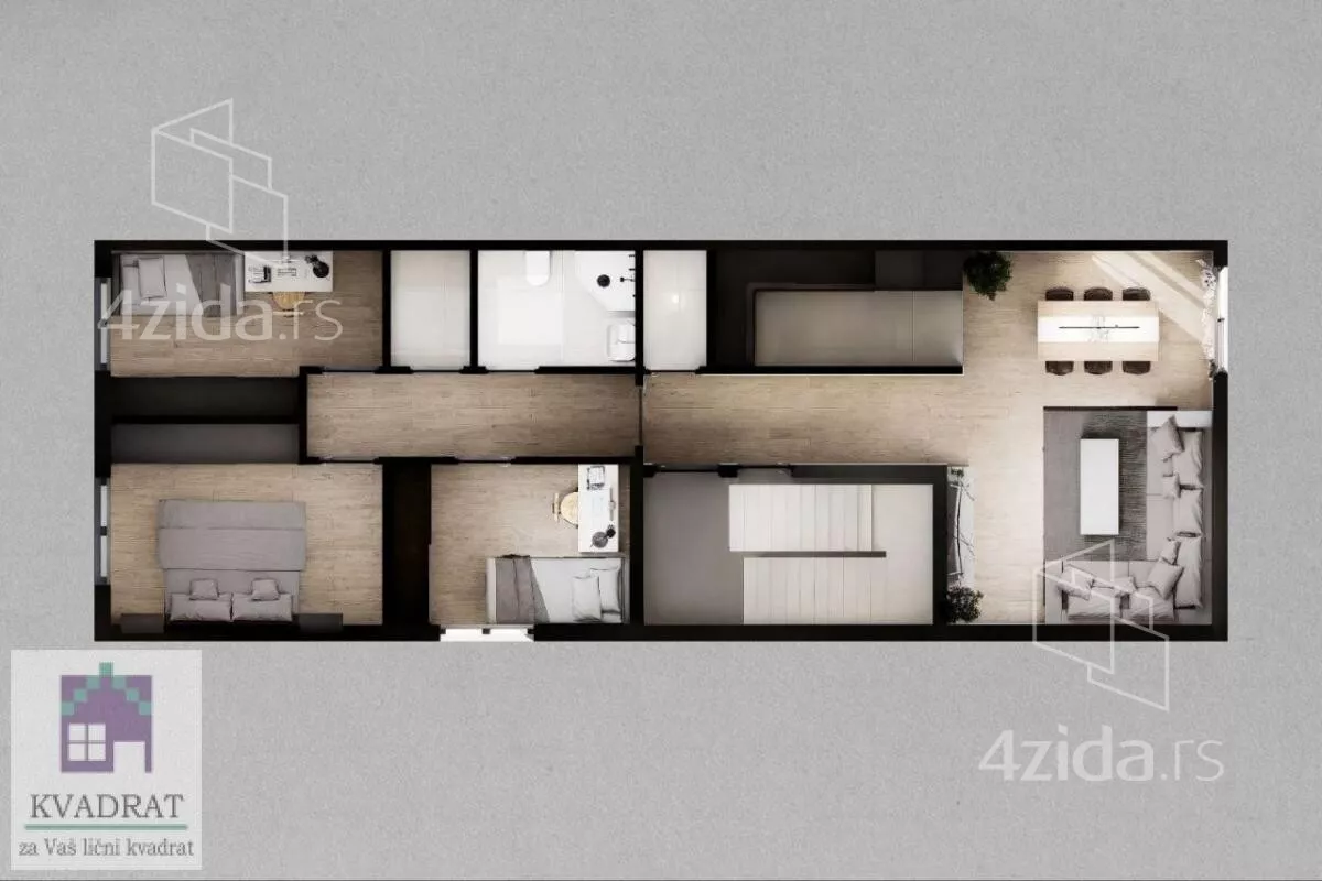 Troiposoban stan | 4zida