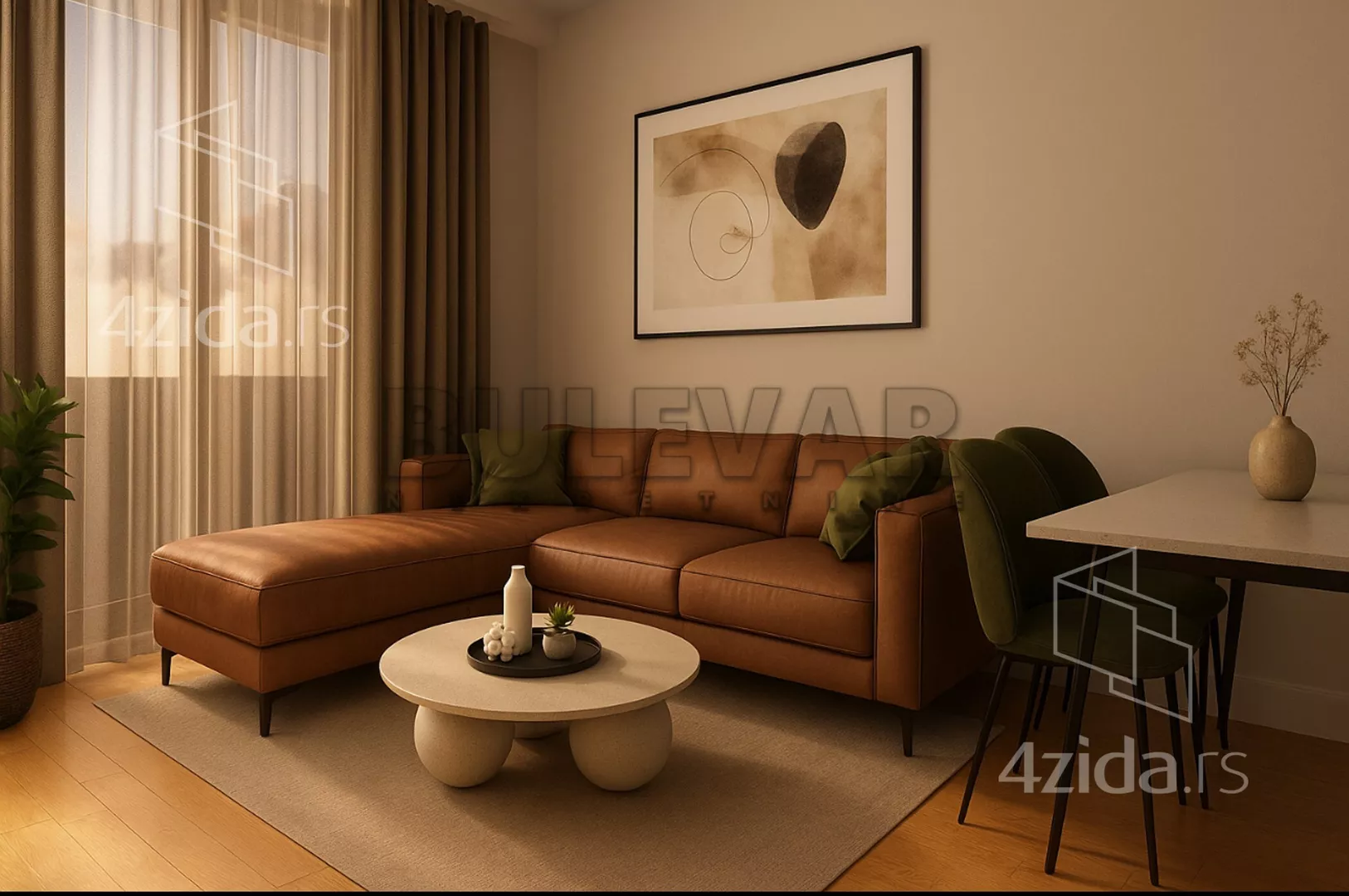 Jednoiposoban stan | 4zida