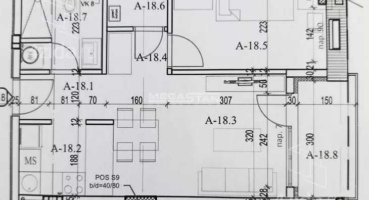 Jednoiposoban stan | 4zida