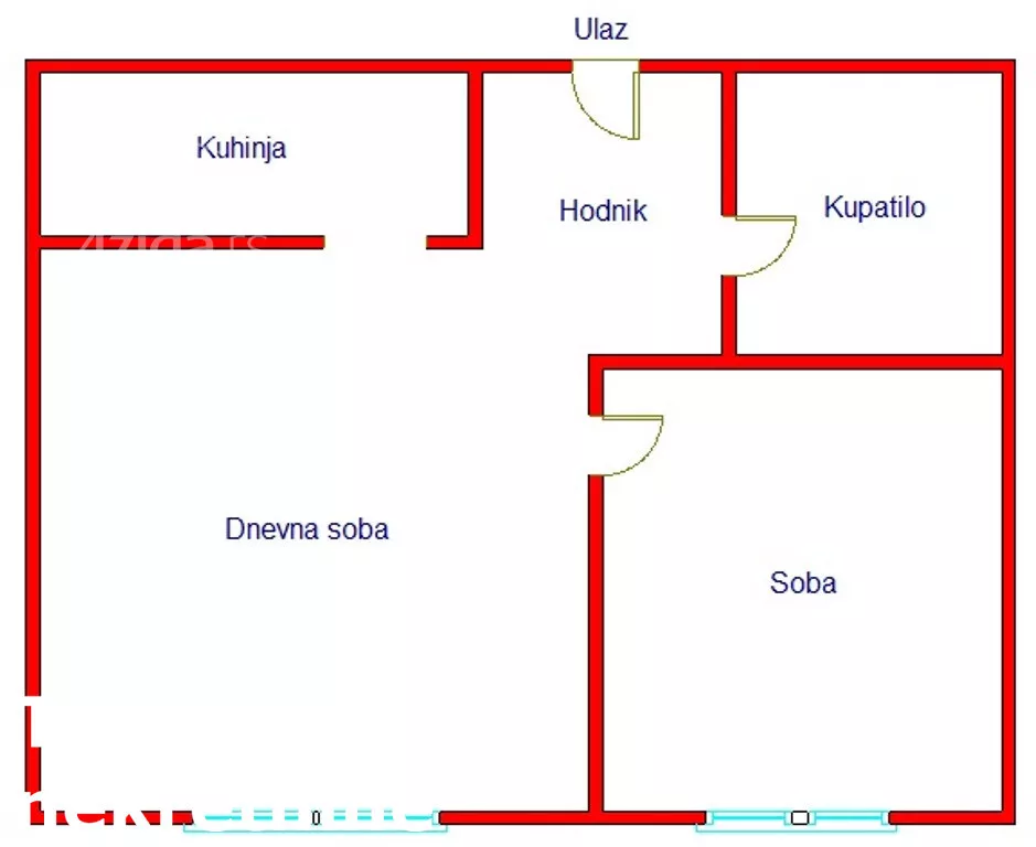 Jednoiposoban stan | 4zida