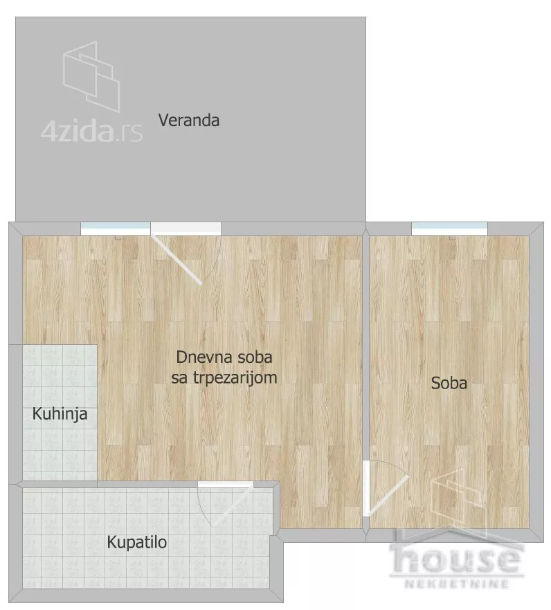 Jednoiposoban stan | 4zida