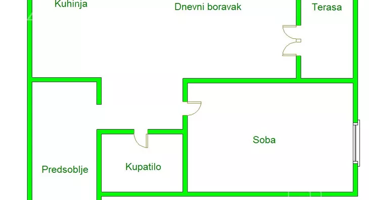 Dvosoban stan | 4zida
