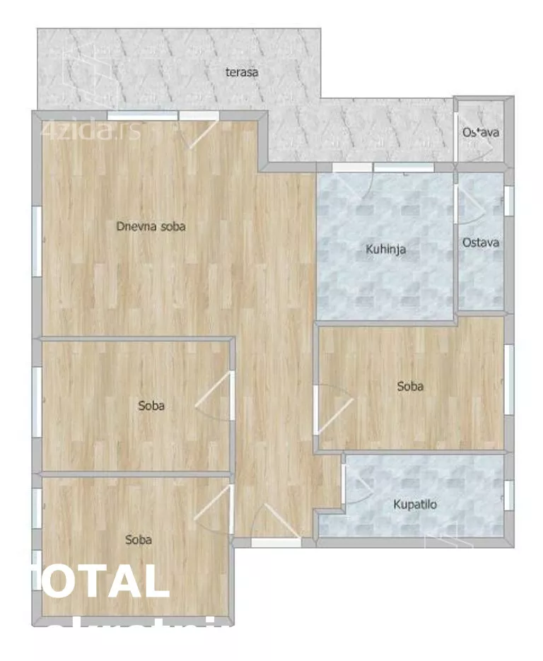 Četvorosoban stan | 4zida