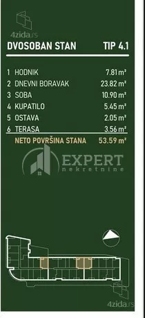 Dvosoban stan | 4zida